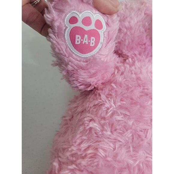 Build A Bear BAB Pink Teddy Bear Cute Cuddle Plush Stuffed Animal Toy 16" - Picture 4 of 9